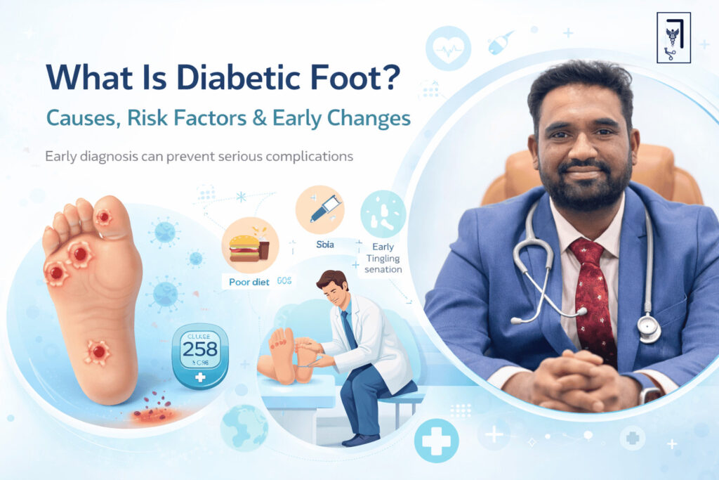 What Is Diabetic Foot? Causes, Risk Factors & Early Changes What is diabetic foot image
