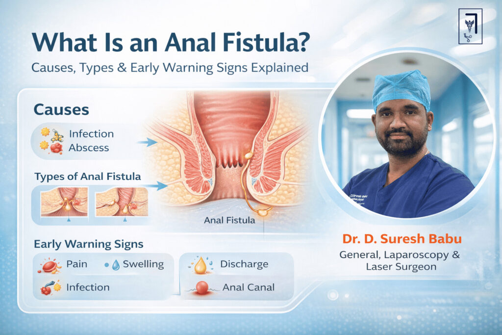 What is an anal fistula image