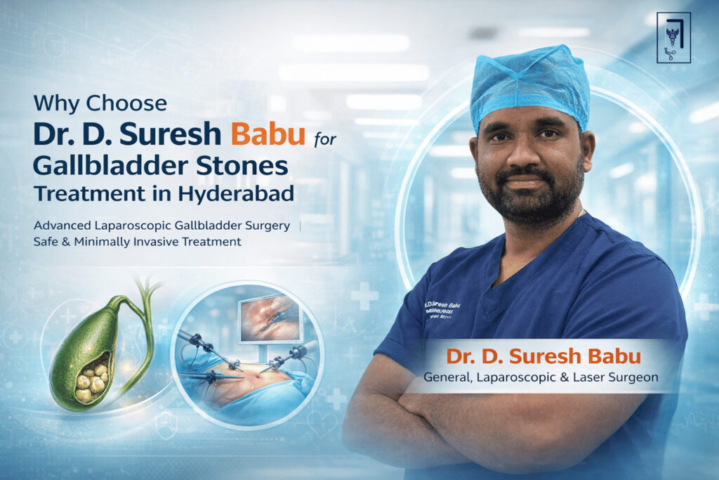 Why choose Dr.D.Suresh Babu for Gallbladder stones image